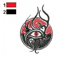 Eye Snake Tattoo Embroidery Design